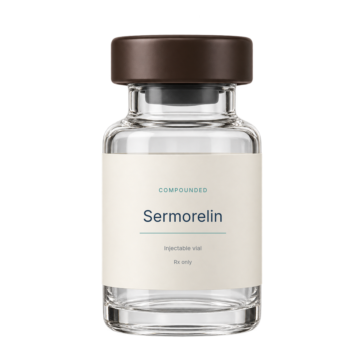 Illustrative Sermorelin vial